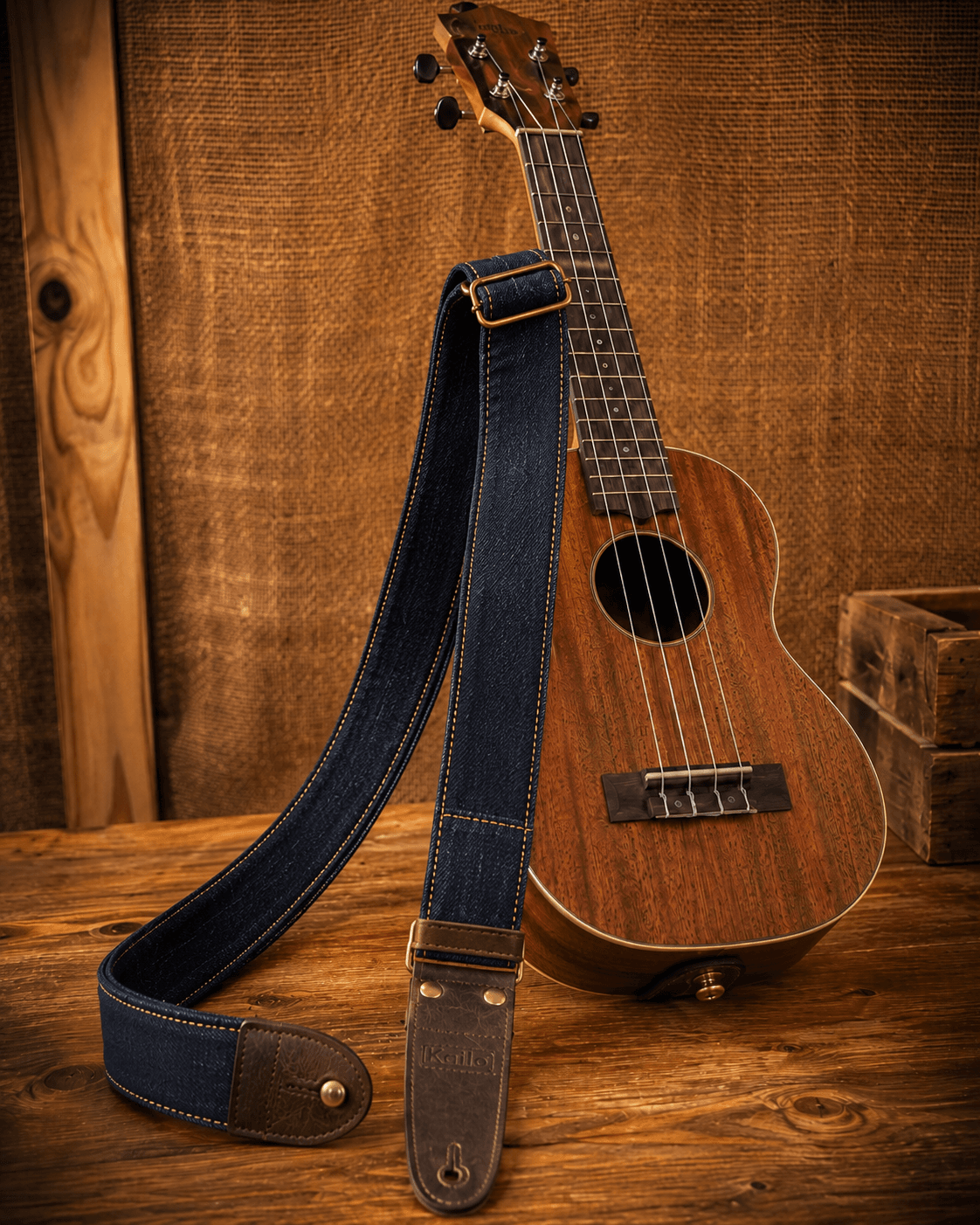 Denim Ukulele Strap